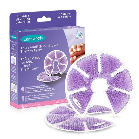 Lansinoh Thera Pearl 3-in-1 Breast Therapy Pack - Picture 1 of 2